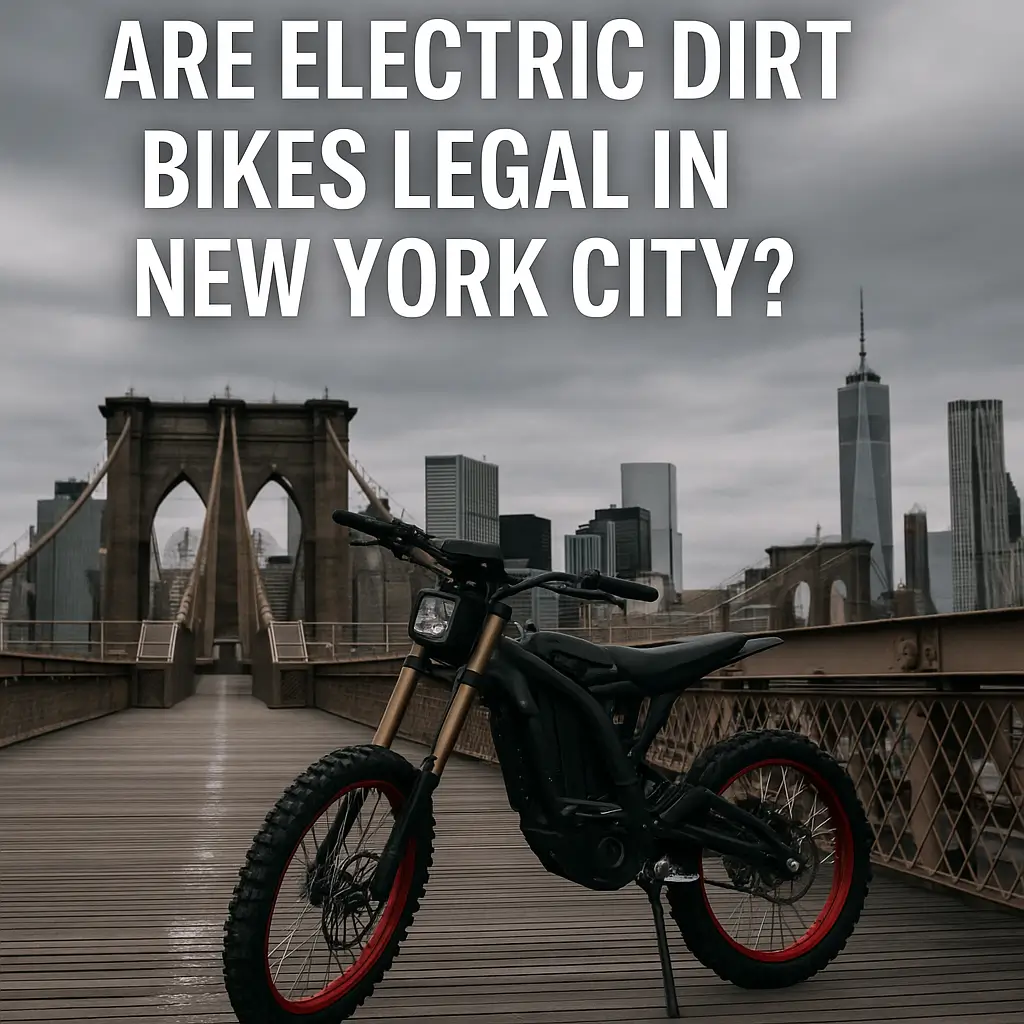 electric dirt bike brooklyn bridge nyc