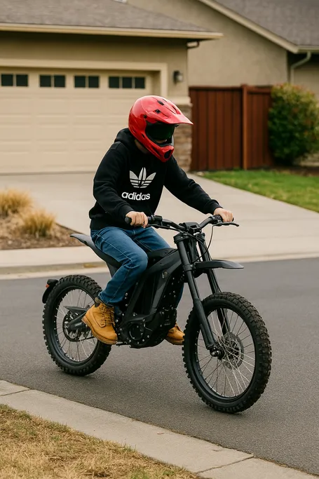 Is the Sur Ron street legal with full street legal kit in Los Angeles