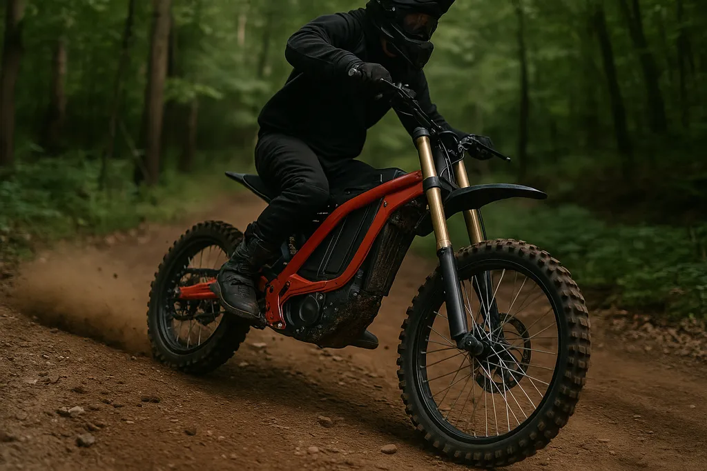 Are electric dirt bikes lighter