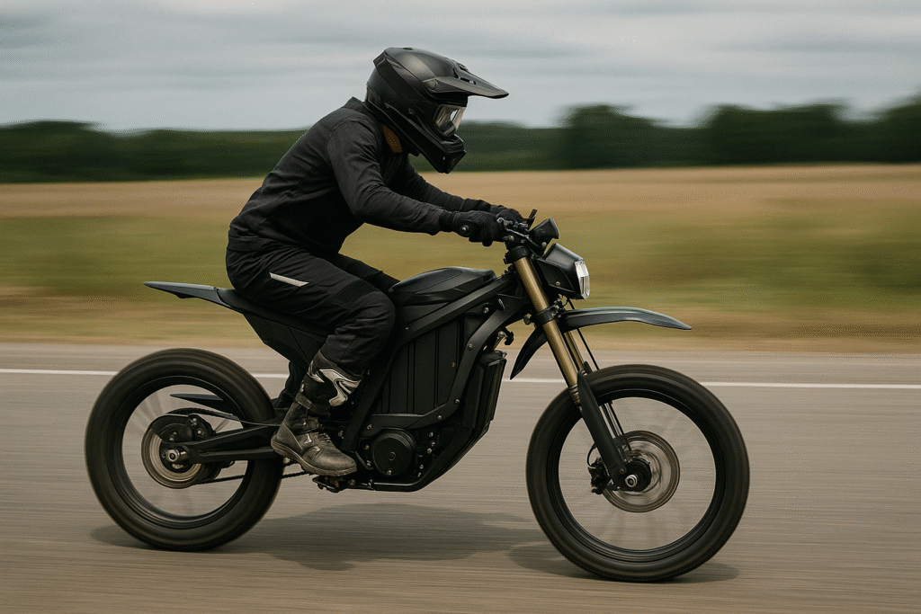 How fast does a 12000w ebike go in real conditions? See this high-speed electric dirt bike in action. How fast does a 12000w ebike go on road and off-road terrain