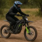Rider on a 1600w electric dirt bike demonstrating real-world speed – how fast does a 1600w electric dirt bike go