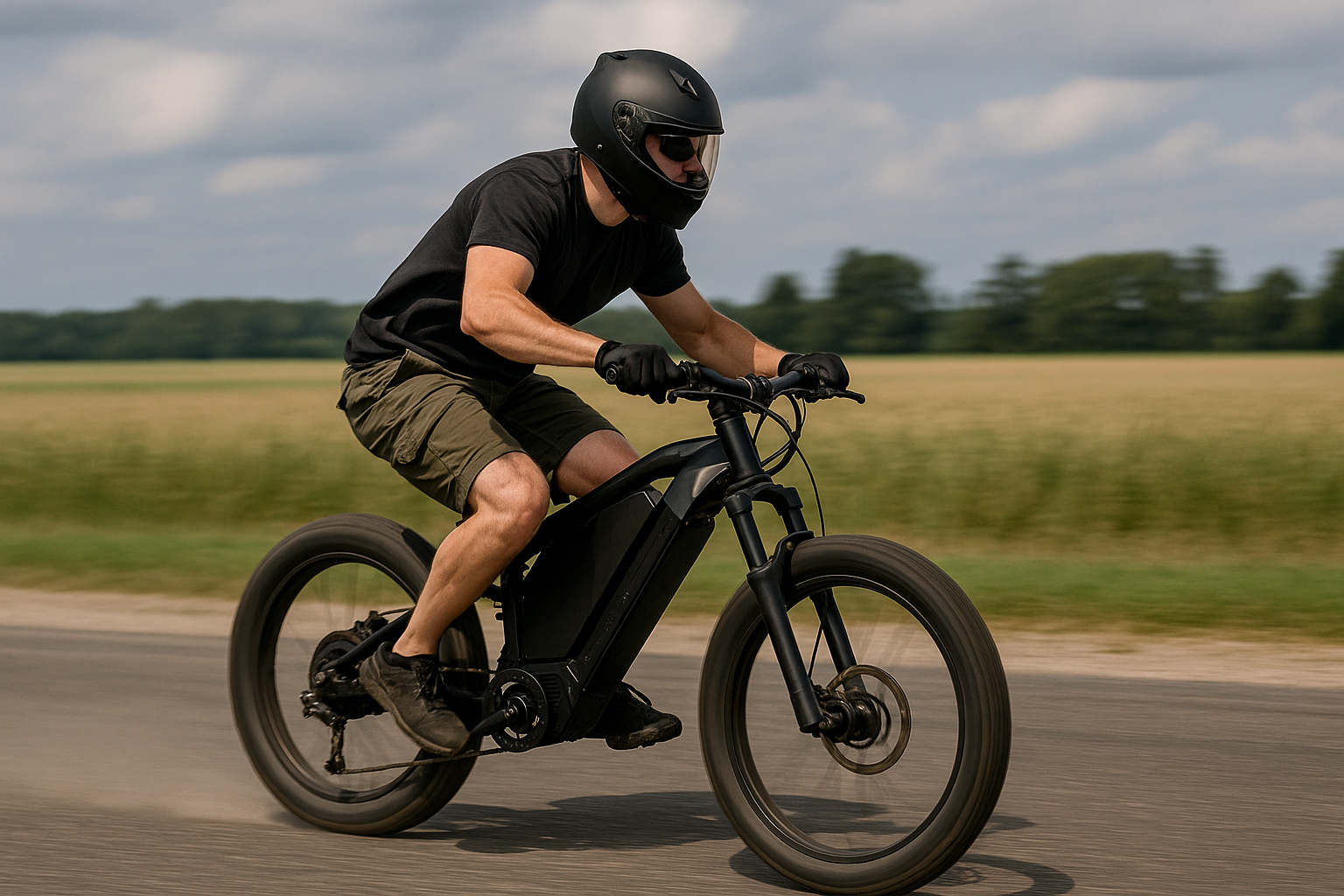 How fast does a 5000W electric bike go â high-speed action image for performance reference How fast does a 5000W electric bike go