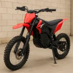 What’s the cheapest electric dirt bike - Cheapest electric dirt bike parked near a concrete wall in an urban setting