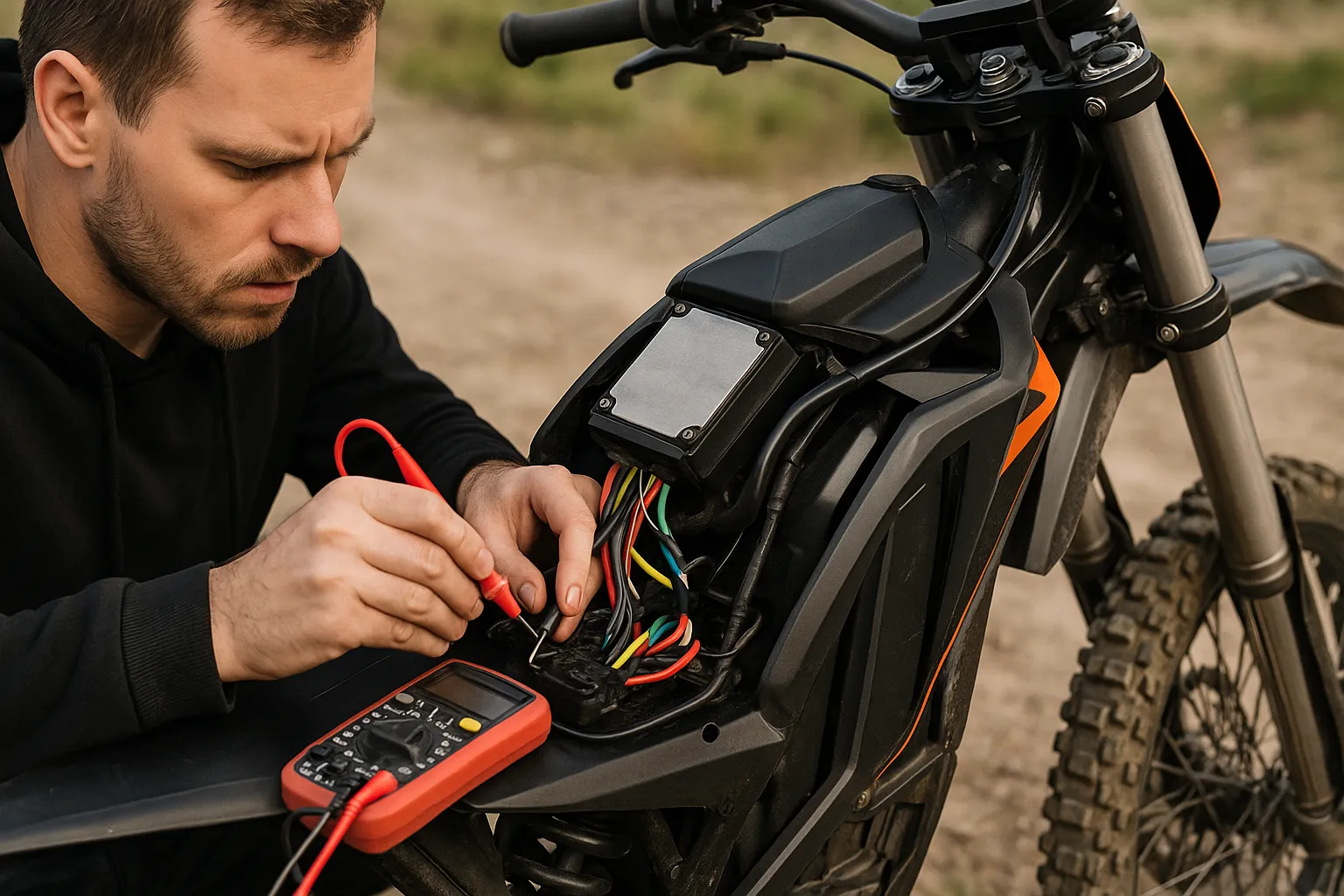 how to troubleshoot e-dirt bike controller issues with wiring, throttle response and power loss diagnosis