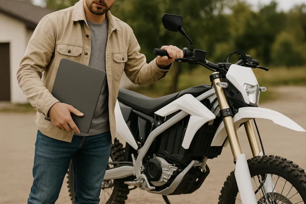 Learn about insurance cost for electric dirt bike and rider coverage insurance cost for electric dirt bike showing realistic coverage concept with rider and bike protection